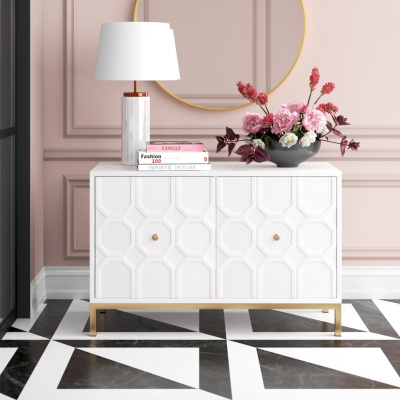 Claverton Down 26'' Tall 2 - Door Accent Cabinet