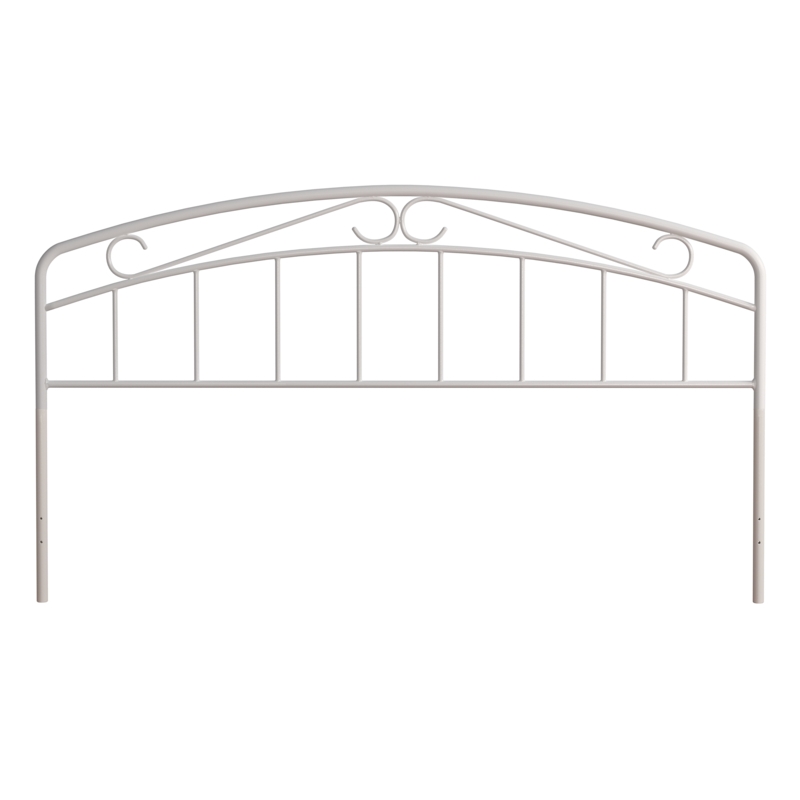Arched Scroll Metal Headboard