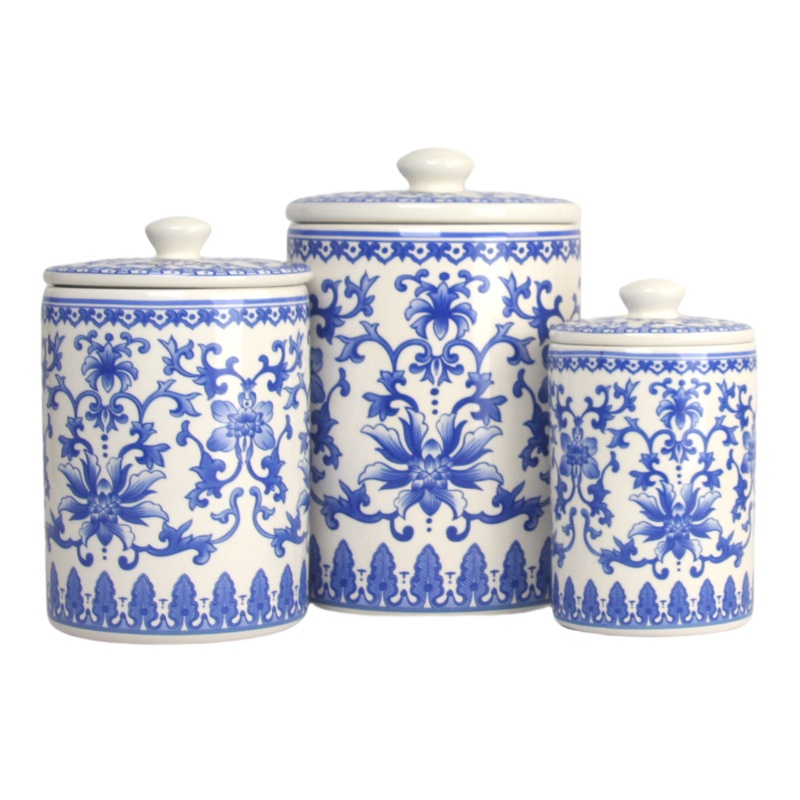 Clemon 3 Piece Kitchen Canister Set