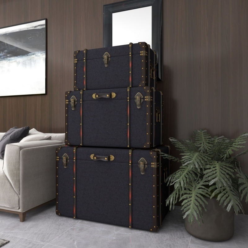 Cobb 3 Piece Vintage Trunk Set