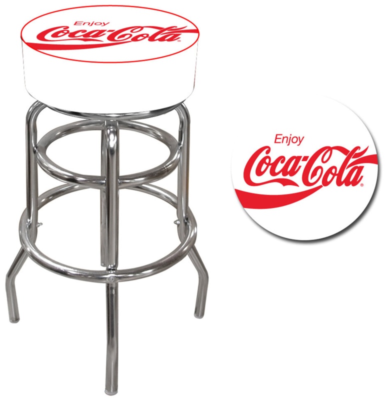 Coca Cola Swivel 31" Bar Stool