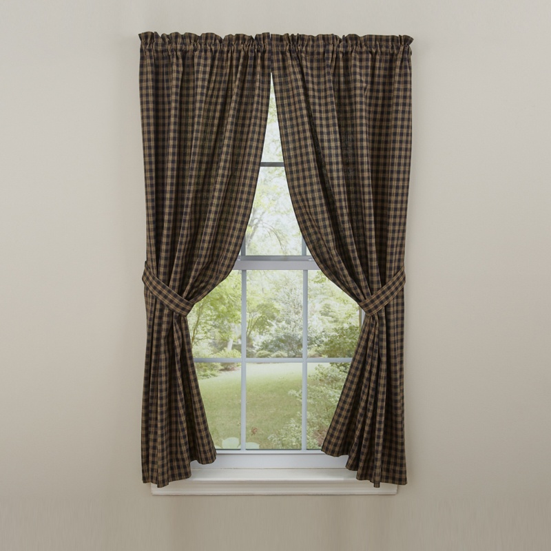 Codi-Louise 100% Cotton Room Darkening Curtain Pair