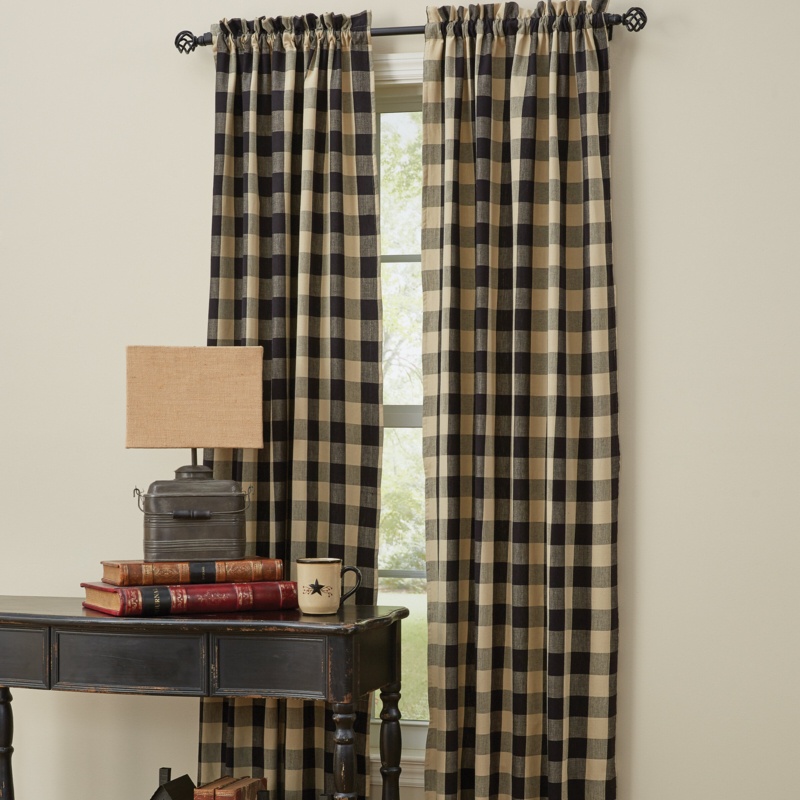 Codie-Leigh 100% Cotton Room Darkening Curtain Pair