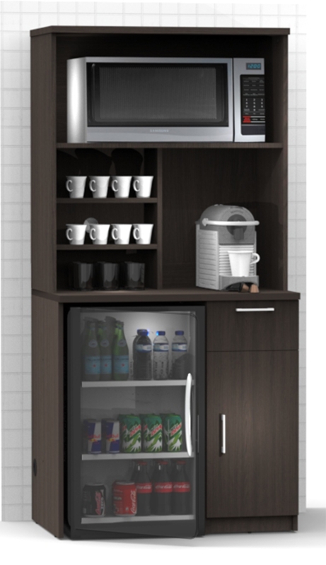 Mini Refrigerator Cabinet Bar