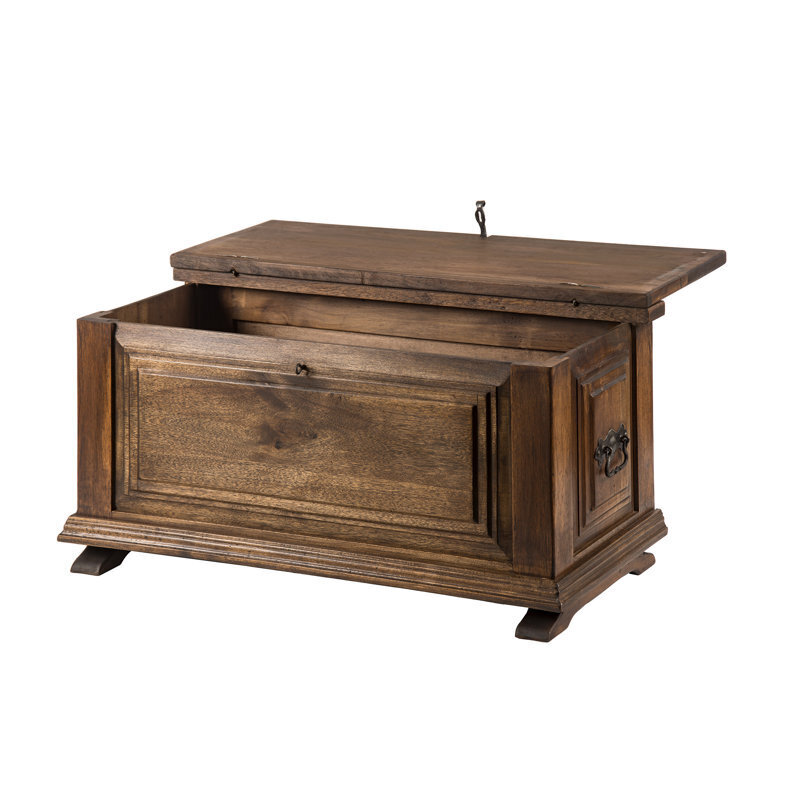 Coffee Table Trunk With Lift and Fold Top