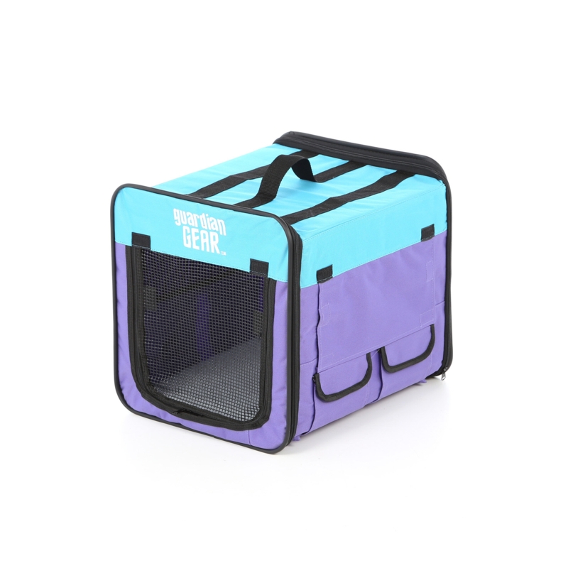 Portable Soft-Sided Pet Crate with Mat
