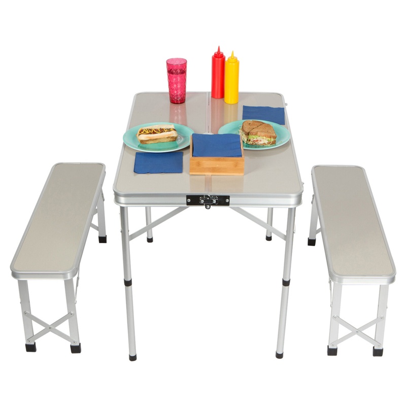 Colten Rectangular 4 - Person Outdoor Dining Set