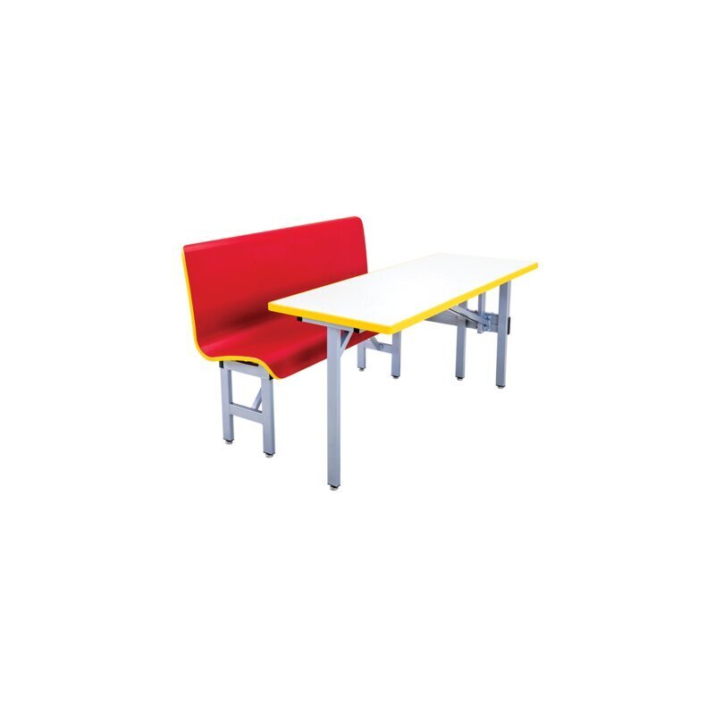 Combined Restaurant Bench and Cafeteria Table
