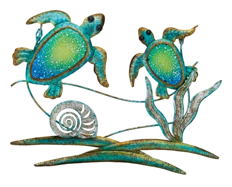 Comstock Double Sea Turtle Wall Décor