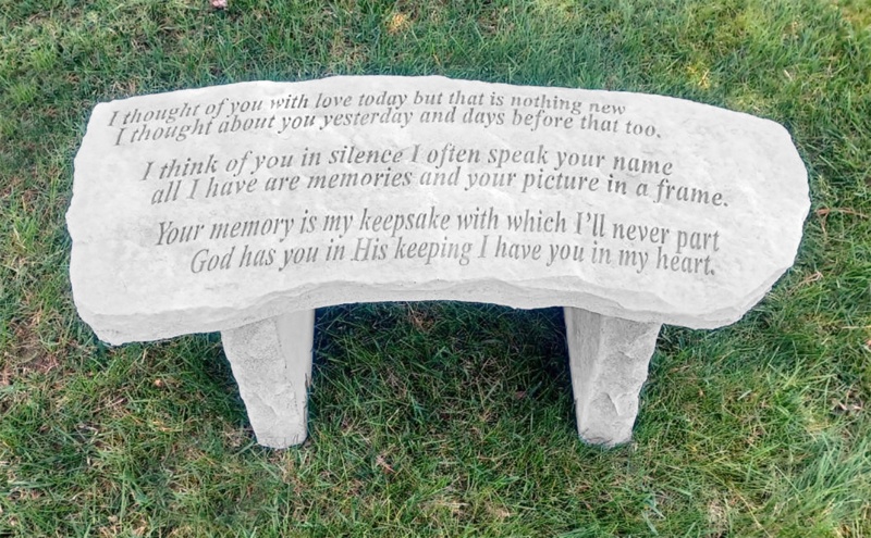 Concrete Outdoor Bench