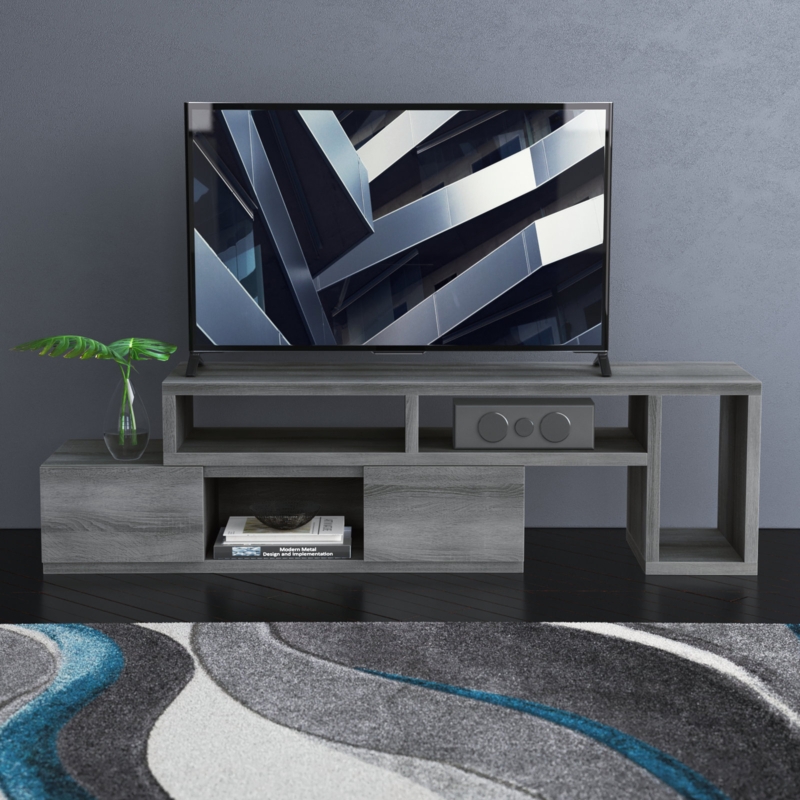 Adjustable Console TV Stand with Expandable Design