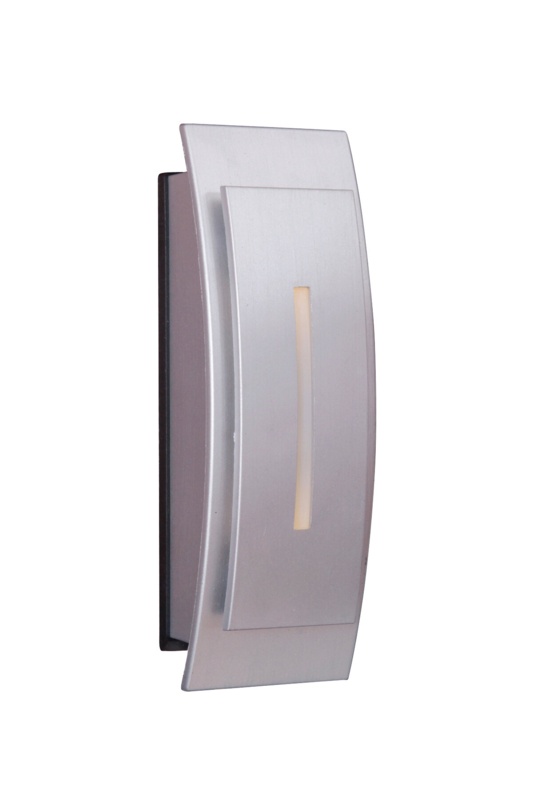 Contemporary Curved Lighted Push Button