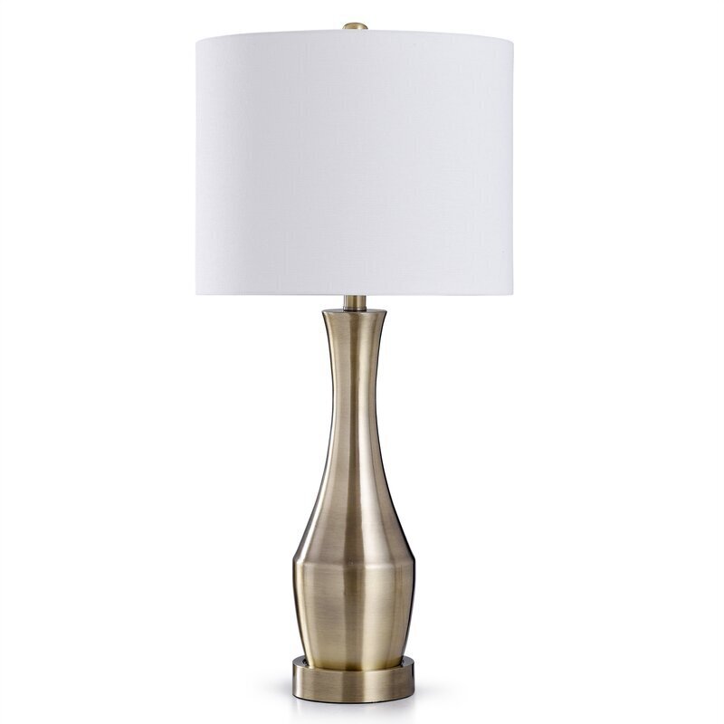 Contemporary touch brass lamp