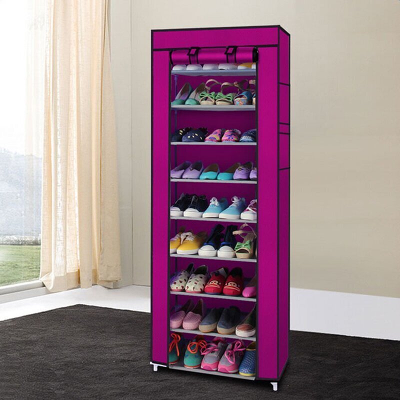 Contrasting Slim Shoe Rack