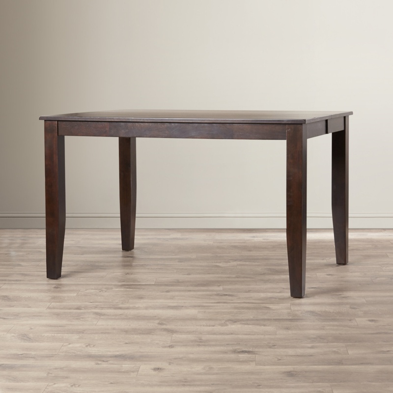 Coomer Counter Height Extendable Mango Solid Wood Dining Table