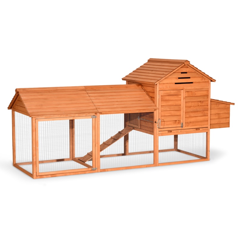 Copes 40.8 Square Feet Chicken Coop with Chicken Run