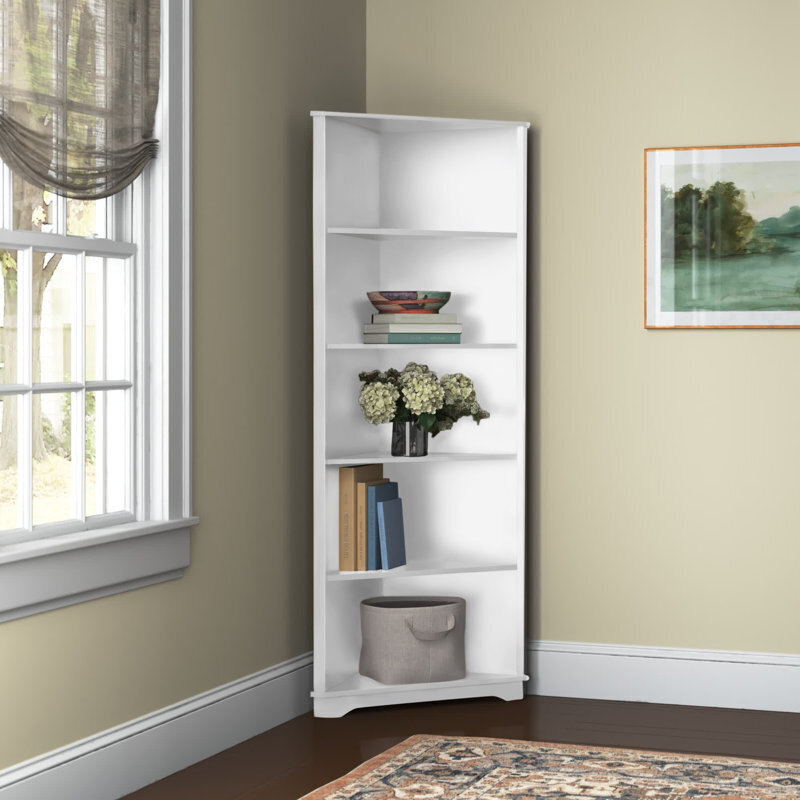 Corner Bookshelf Design 