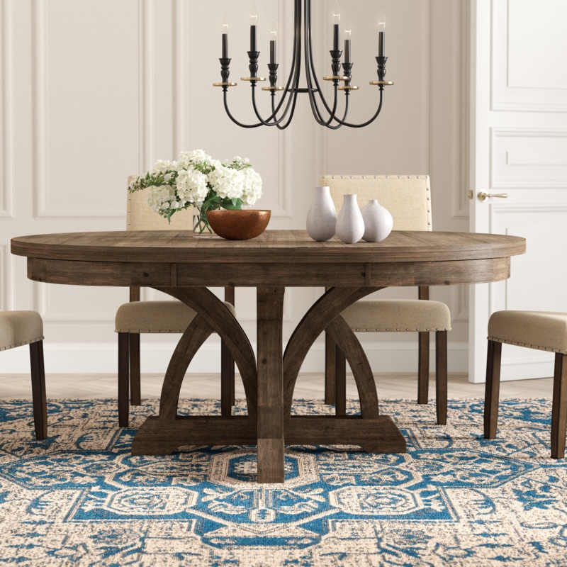 Corsica Extendable Pedestal Dining Table