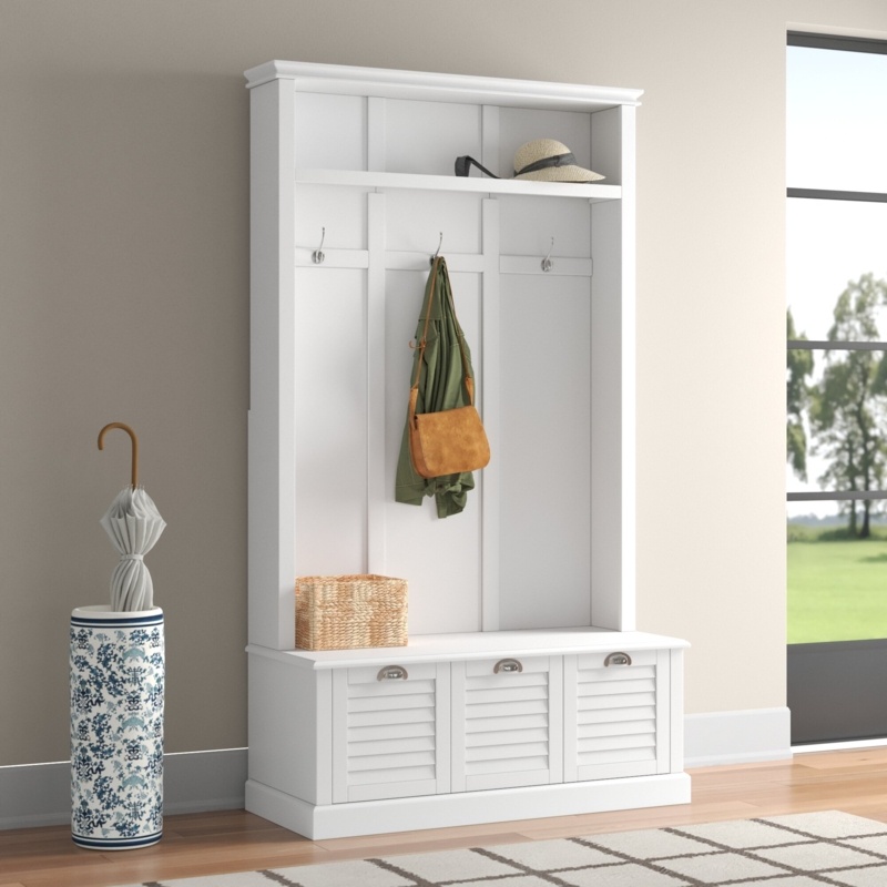 Corte 42.5'' Wide Hall Tree with Bench