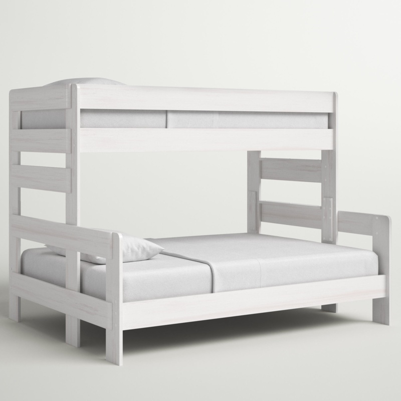 Costa Twin Over Queen Solid Wood Standard Bunk Bed by Sand & Stable™ Baby & Kids