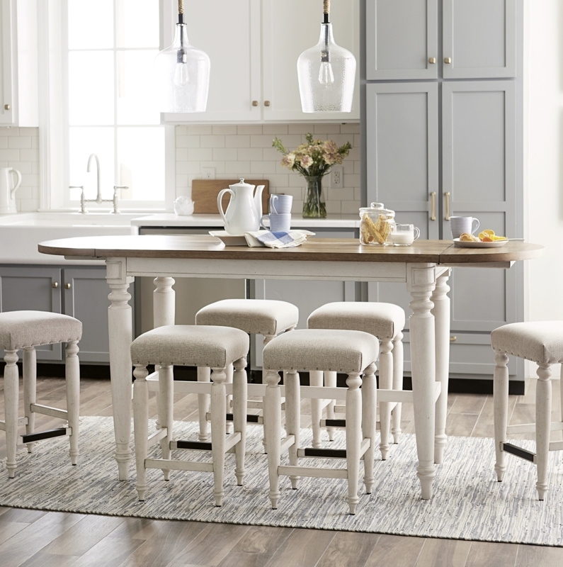 Casual Counter Height Oval Table