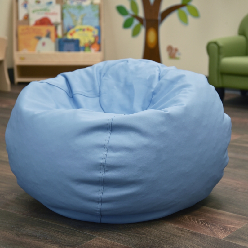 Vegan Leather Bean Bag Chair