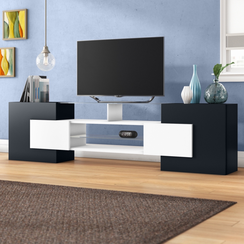 Two-Tone TV Stand for TVs up to 88"