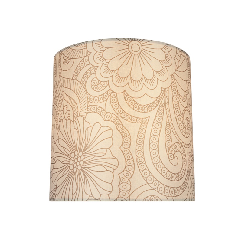 Crepe Drum Lamp Shade ( Uno )