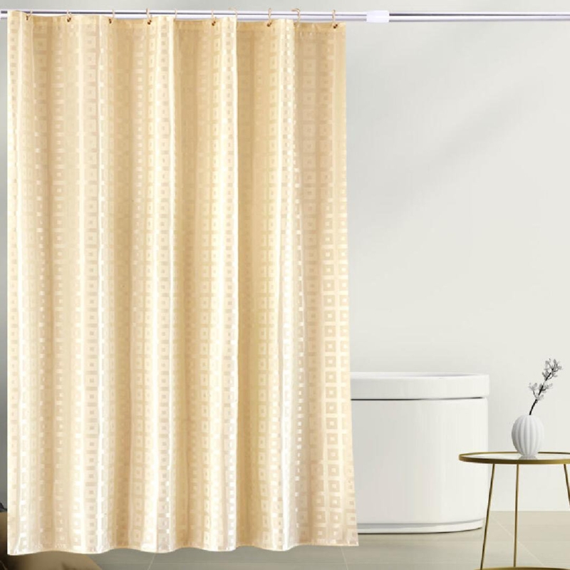 Shower Curtain with Stain-Fighting Ball and Durable Design