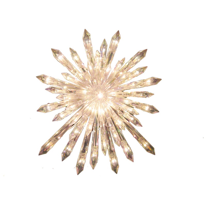 Crystal Snowflake Tree Topper