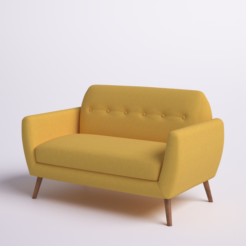 Cutshall 57.87'' Upholstered
