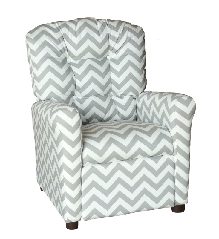Children's Oak Wood Recliner