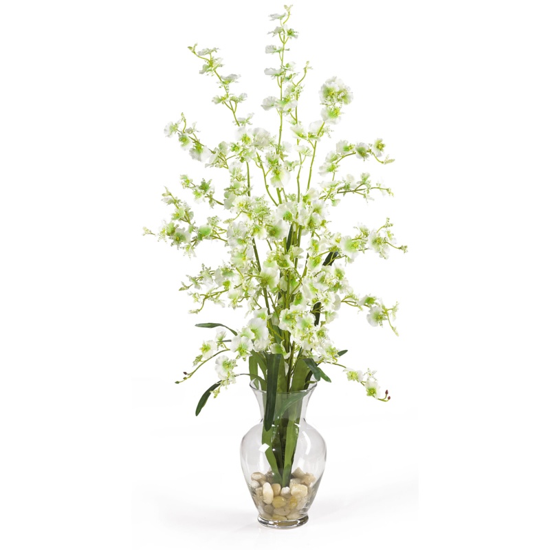 Dancing Lady Orchids Flower Arrangement in Vase