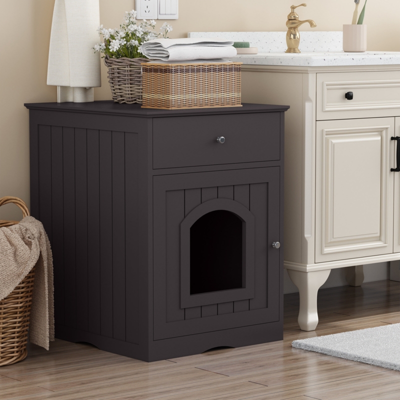 Decorative Cat House with Wide Tabletop