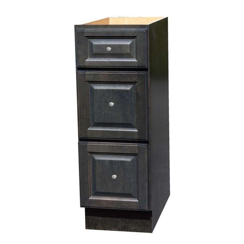 Ocean-Inspired Raised Panel Kitchen Cabinets