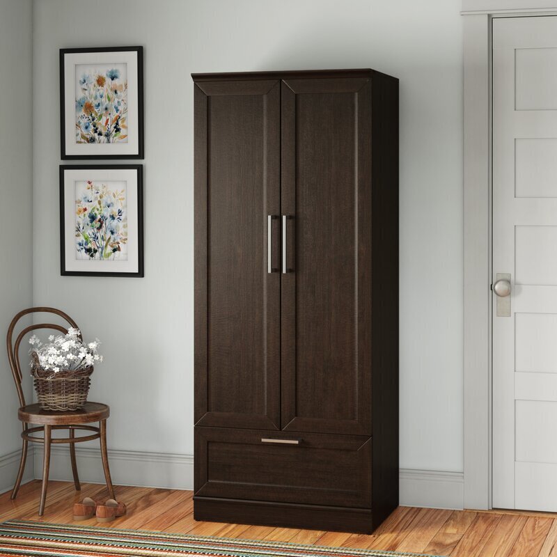 Dark Oak Coat Armoire