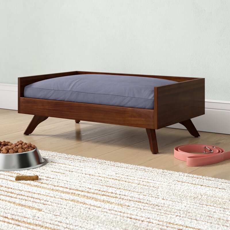 Dark Oak Dog Bed Like Human Bed