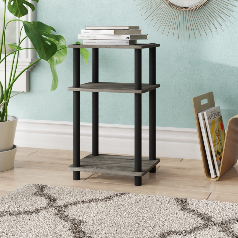 Ultra-Contemporary Bookcase with Reversible Shelves