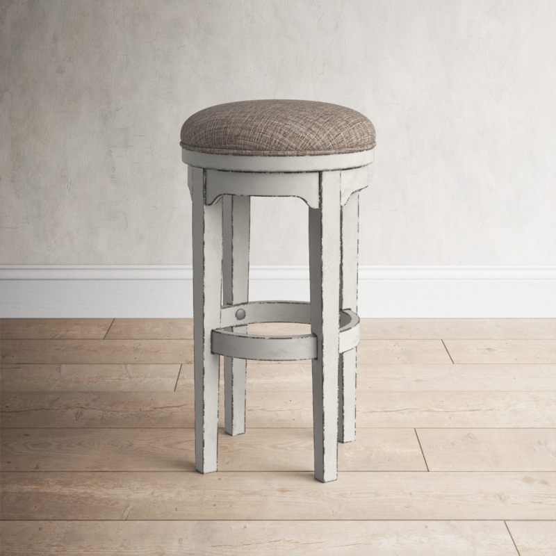 European-Inspired Chenille Upholstered Chair