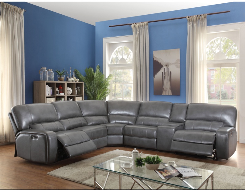 Dearing 6 - Piece Upholstered Reclining Sectional