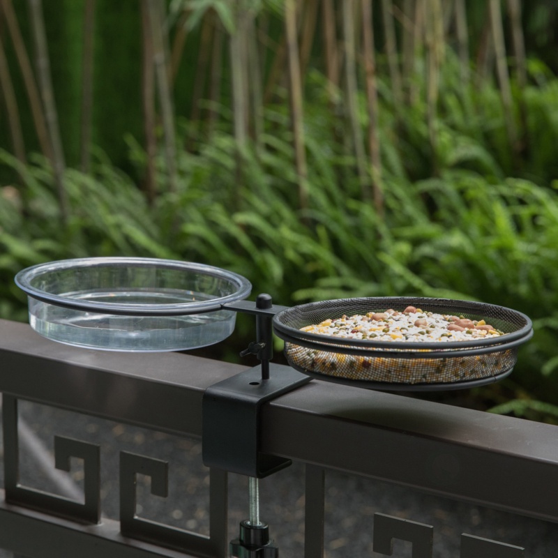 Deck Mounted Tray Bird Feeder