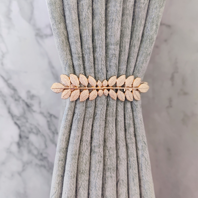 Modern Alloy Pattern Curtain Tiebacks