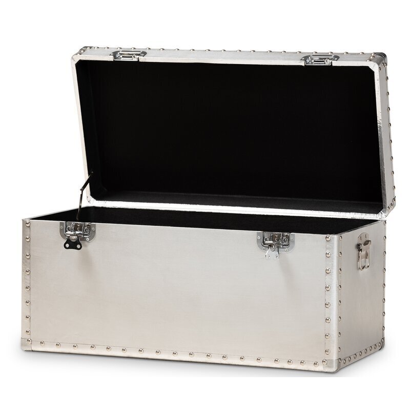 Decorative Metal Storage Trunk