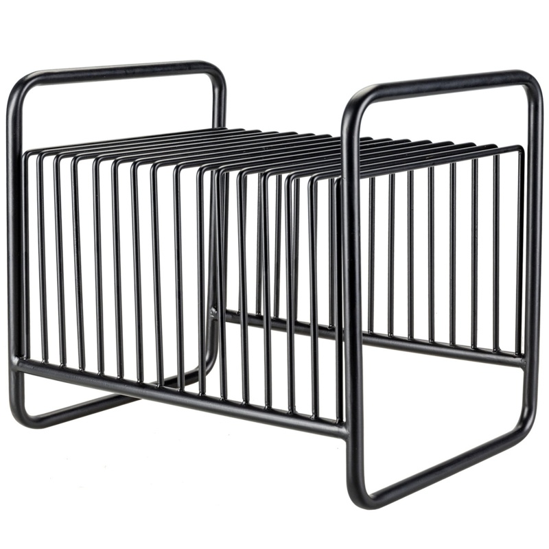 Decorative Vinyl Record Album Holder Multimedia Wire Rack