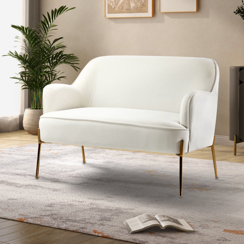Delanee 43'' Upholstered Loveseat