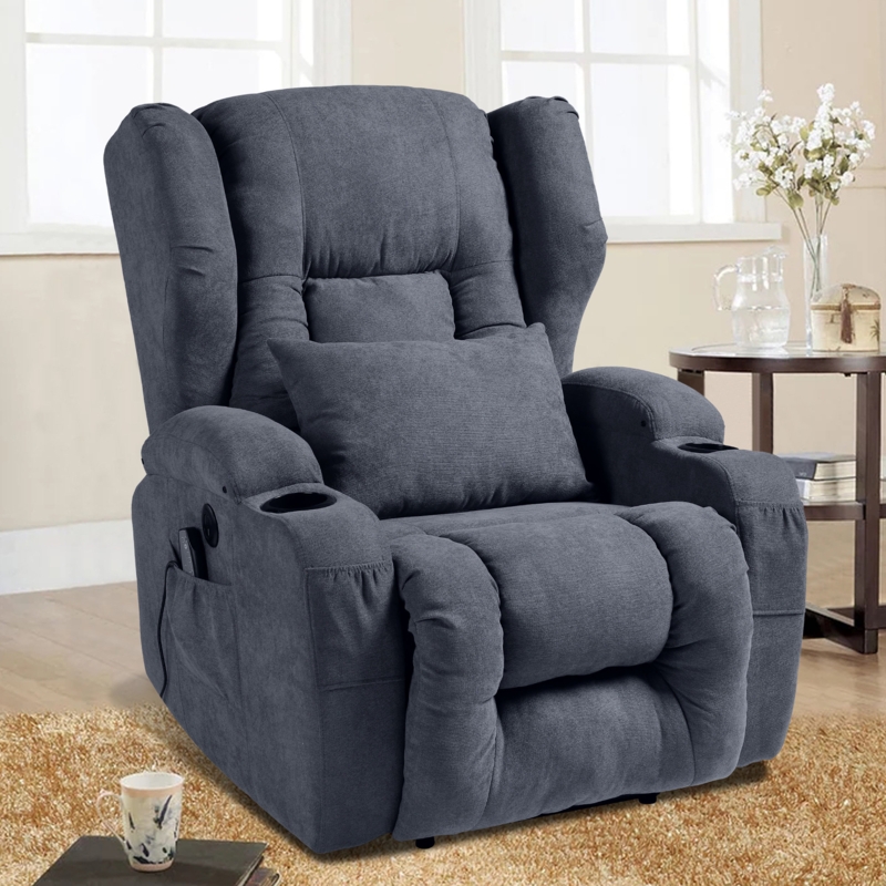Stylish Wingback Power Recliner Chair