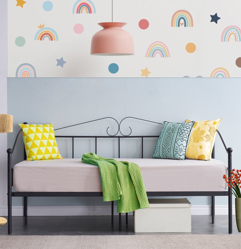 Metal Sofa Bed Frame with Storage