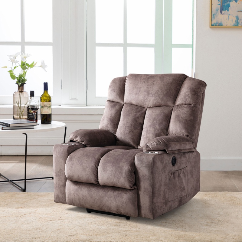 Demaio 36'' W Super Soft And Oversize Power Lift Assist Recliner Chair