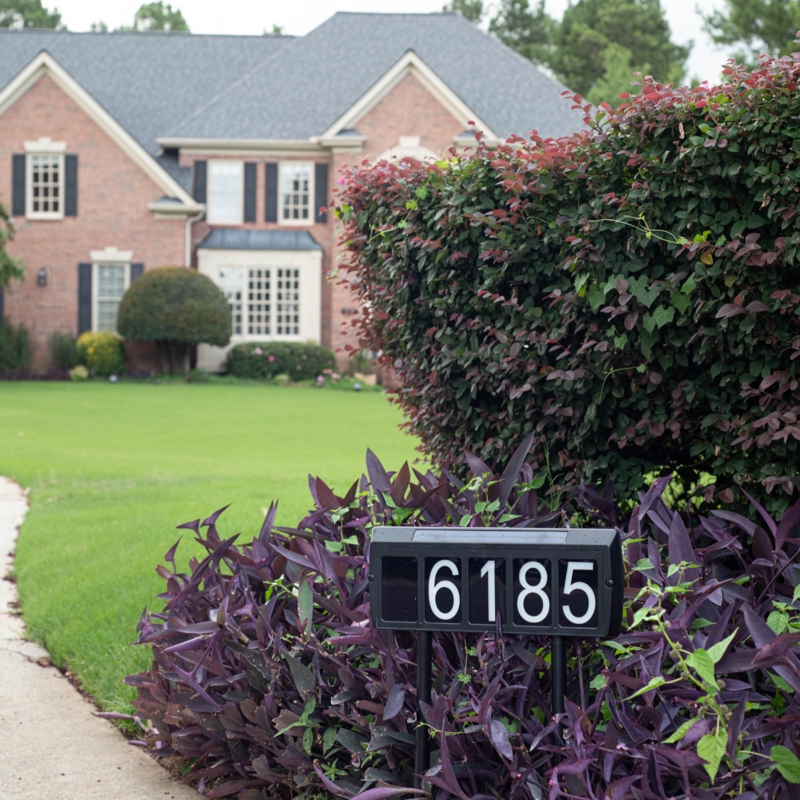Solar Address Light with Dual Color