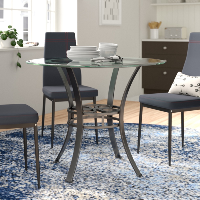 Small Round Glass Dining Table